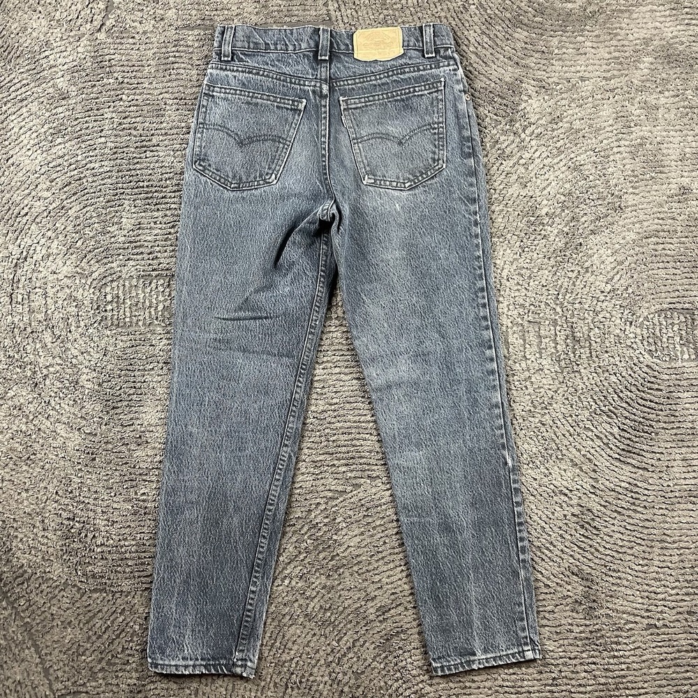 Vintage Levi's 512 Women's Jeans 25x25 USA Made‎ Medium Wash Distressed 90s - Picture 3 of 11